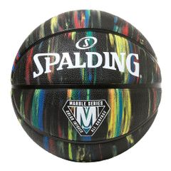 【迅速発送】SPALDING(スポルディング) バスケットボール マーブル ブラック ラバー 7号球 84-398Z バスケ バスケット