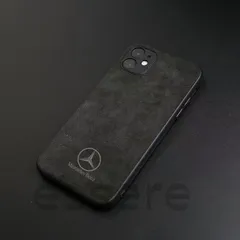 スマホケース iPhoneケース メルセデス ベンツ アイフォンケース 耐衝撃 iPhone13 iPhone14 iPhone15 iPhone16 iPhone17 全機種対応 裏毛皮 ソフトケース iPhoneアクセサリー ブラック