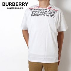 バーバリー BURBERRY  JENSEN ロケーションプリント Tシャツ【WHITE】 8048323  WHITE/【2022SS】m-tops