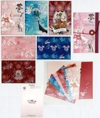 【中古】ポストカード(キャラクター) 25周年記念 和柄ポストカードセット(6枚セット) 「東京ディズニーリゾート 25thアニバーサリー」 東京ディズニーリゾート限定