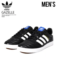 adidas (アディダス) GAZELLE TEAM (ガゼル チーム) ガッツレー メンズ ローカット スニーカー シューズ  クラシック タウンユース 普段使い カジュアル ストリート スケーター サッカー (ブラック/ホワイト/ブルー) II0004