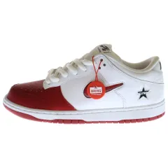 NIKE SB (ナイキエスビー) 19AW ×SUPREME DUNK LOW Varsity Red White シュプリーム ダンク バーシティレッド ローカットスニーカー ホワイト/レッド US10/28cm CK3480-600