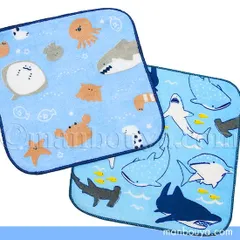 【送料無料】サメ グッズ タオルハンカチ 海の生き物 ミントイン Mintinn ミニタオル 20×20cm