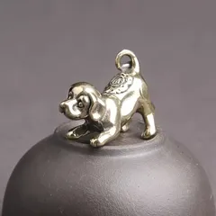 高岡銅器 友澤正彦作 ブロンズ 犬 干支 置物 73/200 C R3399