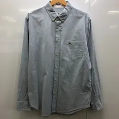 LACOSTE/ラコステ REGULAR FIT 長袖 シャツ ボタンダウン CHINA製 メンズ 42 ライトブルー