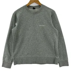 mont-bell モンベル 2104643 ロゴ クルーネックスウェット sizeS/グレー