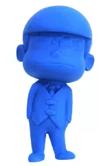 【中古】トレーディングフィギュア カラ松(ブルー) 「おそ松さん ガチャ松 消しゴムフィギュア」