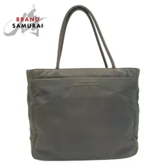 PRADA プラダ 三角ロゴ カーキ ナイロン トートバッグ ハンドバッグ レディース 409775【中古】