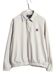 【お得なクーポン配布中!】 90s ポロゴルフ ラルフローレン スムース 素材 プルオーバー ジャケット メンズ S / 古着 90年代 オールド ポロ ブルゾン スイングトップ