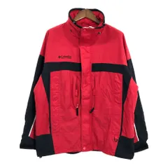 Columbia コロンビア Boulder Ridge ナイロンジャケット アウトドア レッド (メンズ L) 中古 古着 R1649