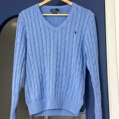 ポロ Vネックニット