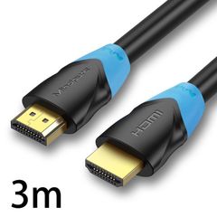 ハイスピードHDMIケーブル 4K 3m HDMI 2.0規格 28AWG銅導体 4K HDMI ナイロン編み 金属頑丈 シャルコネクター イーサネット AVケーブル