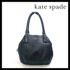 【kate spade】スモールシンシア ハンドバッグ ブラック/黒 レザー 裏地ストライプ ショルダーバッグ ケイトスペード NEW YORK/ニューヨーク (MM40)