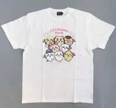 【中古】Tシャツ メインビジュアル Tシャツ ホワイト Lサイズ 「ちいかわ なんか小さくてかわいいやつ ちいかわパーク」
