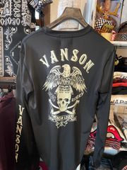 【Lサイズ】VANSON バンソン ドライロンTEE メンズ 長袖Tシャツ nvlt-2406