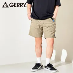 GERRY 水陸両用 ナイロン ショートパンツ メンズ 短い 速乾 バギーズショーツ クライミングショートパンツ ハーフパンツ アウトドア ショーツ M L LL XL ベージュ 078600