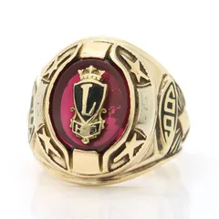 K10 10金 カレッジリング ハーフジョーンズ HJ10K HERFF JONES