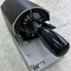 チェックライター　ロータリー式　昭和レトロ