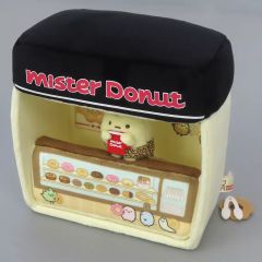 [중고] 봉제 장난감 타피오카 & 선물 & 펠트 마스코트 장면 봉제 장난감 [미스터 도넛 × 스미코 장난감]
