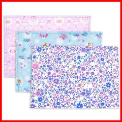 【人気商品】CANDY COLORFUL STYLE ランチョンマット 女の子 子供 布製 おしゃれ 給食 綿 3枚組 エアリーシャワーとマーメイド・バレリーナのセット N3631713