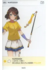 【中古】キャラカード 司賀りこ 「バーチャルYouTuber にじさんじ にじさんじフェス 2025 SNS風ランダムクリアカード Iグループ」