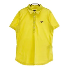 サイズ：L CALLAWAY キャロウェイ  半袖ポロシャツ  イエロー系 [240101348696]# ゴルフウェア レディース ストスト