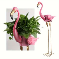 プランター オブジェ フラミンゴ ガーデン 庭 インテリア 装飾 テラス スタンド おしゃれ 室内 屋内 屋外 エレガント