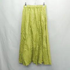 ◇ ⊇ RODEO CROWNS ロデオクラウンズ ロング フレア スカート サイズF グリーン系 レディース E  【1412260041201】