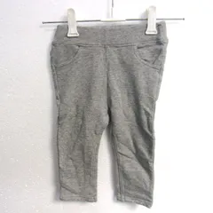 ミキハウス パンツ ボトムス スウェット ホットビスケッツ ベビー 女の子用 80サイズ グレー MIKIHOUSE 【中古】