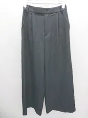 ◇ Θ URBAN RESEARCH DOORS アーバン リサーチ ドアーズ ウエストタック ワイド　パンツ サイズ36 ブラック レディース P  【1409090003394】