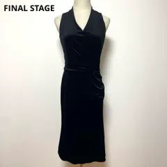 FINAL STAGE ファイナルステージ ノースリーブ ドレス 38 ブラックのサムネイル