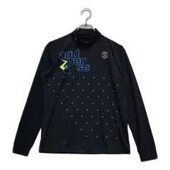 coco 中古 アンパスィ and per se レディース 長袖シャツ L 濃紺 ネイビー ハイネック モックネック ストレッチ 中古 レディース アンパスィ and per se 長袖シャツ L 紺