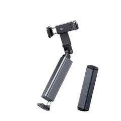 【人気商品】スマホスタンド アルミニウム製 360度回転 折り畳み可能 ポケットサイズ 軽量 マット質感 卓上 旅行用 携帯スタンド クランプ式 Android iPhone 共通 ハンズフリー コンパクト