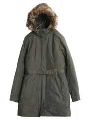 【お得なクーポン配布中!】 US企画 ノースフェイス ブルックリン ダウン ジャケット レディース S / The North Face HYVENT ロング コート パーカー ジャンパー カーキ