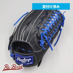 【新品】 ローリングス 軟式グローブ / オールラウンド用 型付け済み (ロイヤルブルー / colored by Re-Birth) [NE913]
