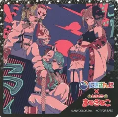 【中古】マグカップ・湯のみ ▽▲TRiNITY▲▽(Trick Star) オリジナルコースター 「にじさんじ×カラオケ まねきねこ」 コラボドリンク注文特典