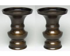 新品未使用】匿名配送 仏具 花立 彫金入り 花瓶 金物 鋳物 高級 - メルカリ