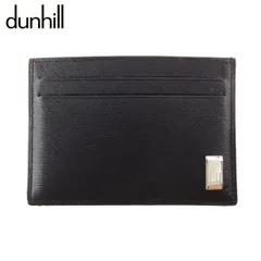 2025年最新】Dunhill ダンヒル ロゴプレート カードケースレザー