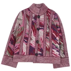 美品 ミッソーニ MISSONI ニット ジャケット カーディガン 総柄 ウールのサムネイル