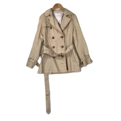 a.v.v アーヴェーヴェー レディース トレンチコート コットン/ポリエステル ベージュ L【中古】