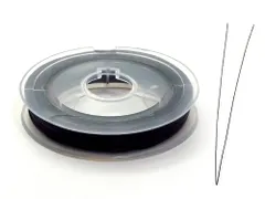 【新着商品】解説書付き)(1個)(黒) 作り方 ブレスレット用(ブレスレット (SAJ)オペロンゴム