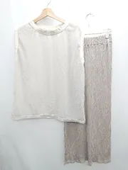 ◇ ⊂ DouDou ドゥドゥ ロング丈 カットソー スカート セットアップ 表記なし グレー レディース P  【1409250023910】のサムネイル