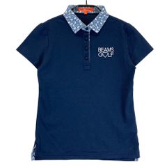 BEAMS GOLF ビームスゴルフ 花柄総柄 半袖 ポロシャツ Lサイズ - メルカリ