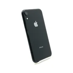 【全額返金保証】【最速発送】Apple iPhone XR 64GB ブラック au 白ロム 美品 動作確認済 85%