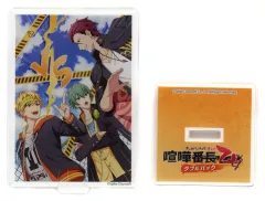 【中古】アクリルスタンド・アクリルパネル [単品] 箕輪斗々丸＆金春貴之＆鬼ヶ島鳳凰 描き下ろしアクリルスタンド 「Switchソフト 喧嘩番長 乙女 ダブルパック アニメイト限定セット」 同梱特典