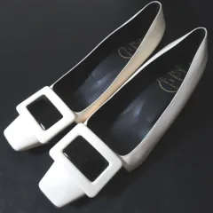 美品　ロジェヴィヴィエ　フラット　パンプス　34.5 白 美品 ロジェヴィヴィエ フラット パンプス 34.5 白 楽天市場