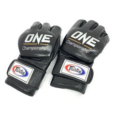 最終値下げ　ONE オープンフィンガーグローブ 開封】ONE Championship 公式オープンフィンガーグローブ 修斗と