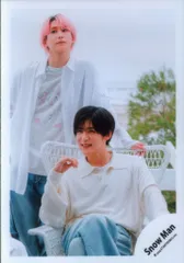 SnowMan 24年BREAKOUT/君は僕のものオフショット 佐久間大介/目黒蓮 公式写真 *1枚