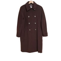 Max Mara(マックスマーラ) コート サイズ38(J) レディース - ダークブラウン 長袖/冬