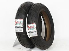 DUNLOP　80/90-10 44J POLSO D306 TLタイヤ 2本セット 訳有特価品（現品限り）(#00652861)